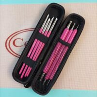 SET PENNELLI SILICONE + TOOLS