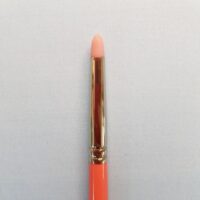 PENNELLO IN SILICONE PUNTA TONDA N.2 - MANICO ROSA