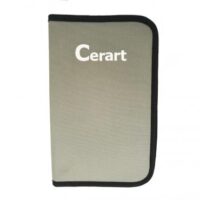 ASTUCCIO PORTA PENNELLI GRIGIO CM 17x28
