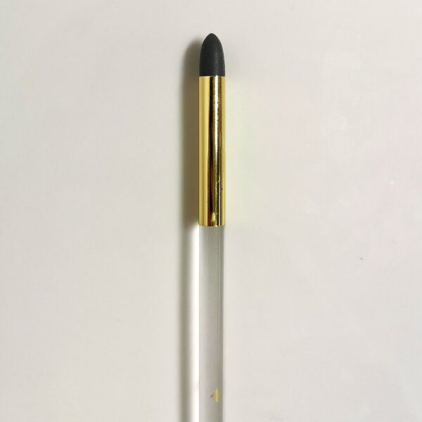 PENNELLO IN SILICONE GRIGIO - PUNTA DONDA - n.4 - immagine 2