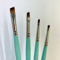 PENNELLI SINTETICI A TAGLIO OBLIQUO M. TIFFANY SET 4 N.2/4/6/8