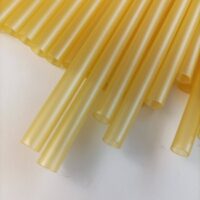 Bastoncini Per Torta - Confezione Da 10 Pezzi rotondi Diam. 7 mm. H 30 cm.colore Oro
